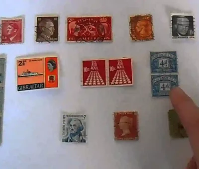 Postage stamp collecting